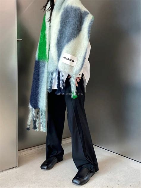 acne studios mohair scarf dupe